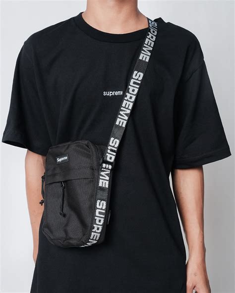 supreme ss18 bag fake|supreme shoulder bag outfit ideas.